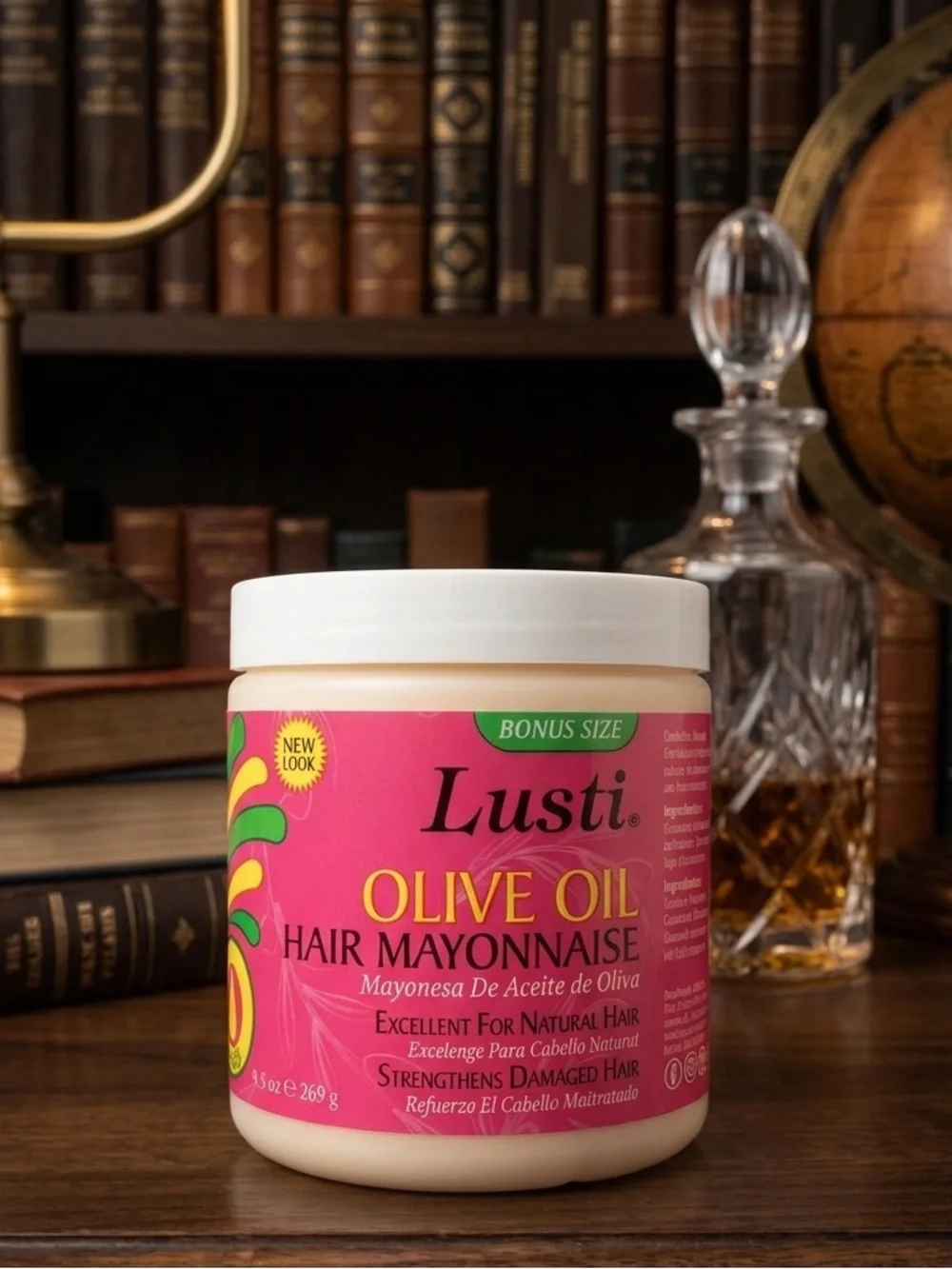 Olive Oil Hair Mayonnaise - Pink